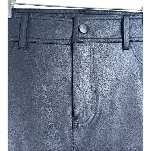 NYDJ Longline Sclupt-Her Side Slit Jet Black Lift Tuck Technology Shorts Pants - Picture 12 of 15